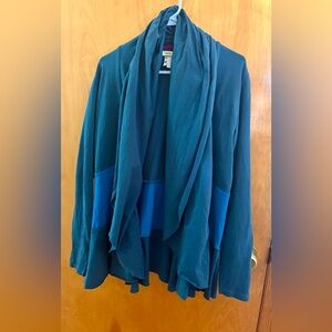 Matilda Jane Dark Teal/Light Teal Swing Cardigan